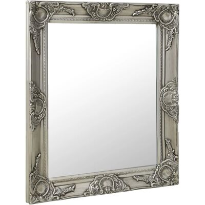 vidaXL lustro ścienne w stylu barok 50x60 cm srebrne vidaXL lustro ścienne w stylu barok 50x60 cm srebrne