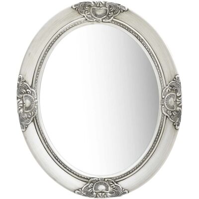 vidaXL Wandspiegel barokstijl 50x60 cm zilver vidaXL Wandspiegel barokstijl 50x60 cm zilver