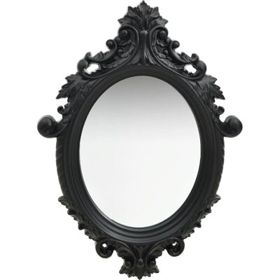 vidaXL Lustro ścienne styl zamku 56x76 cm czarne vidaXL Lustro ścienne styl zamku 56x76 cm czarne
