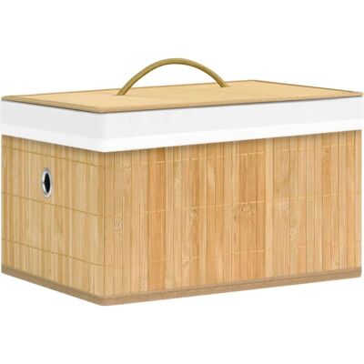 vidaXL Bambus Aufbewahrungsboxen 4 Stück - Aufbewahrungsboxen vidaXL Bambus Aufbewahrungsboxen 4 Stück - Aufbewahrungsboxen