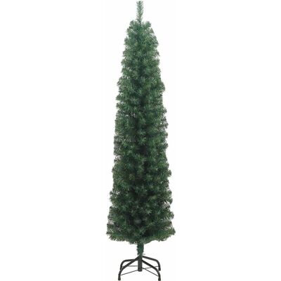 vidaXL Schlanker Künstlicher Weihnachtsbaum mit Ständer - Weihnachtsbaum vidaXL Schlanker Künstlicher Weihnachtsbaum mit Ständer - Weihnachtsbaum