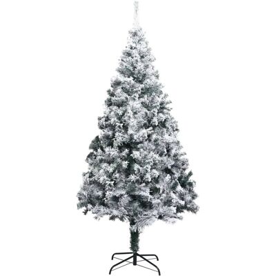 vidaXL Grüner Christbaum mit Schnee - Weihnachtsbaum vidaXL Grüner Christbaum mit Schnee - Weihnachtsbaum