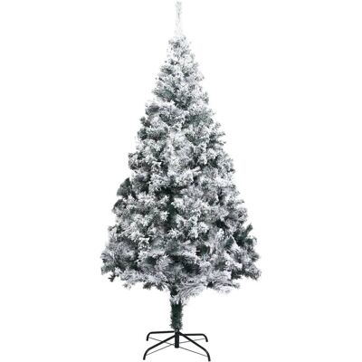 Arbre de Noël artificiel avec neige et vert 240cm PVC - Sapin de Noël - Publicité Arbre de Noël artificiel avec neige et vert 240cm PVC - Sapin de Noël - Publicité