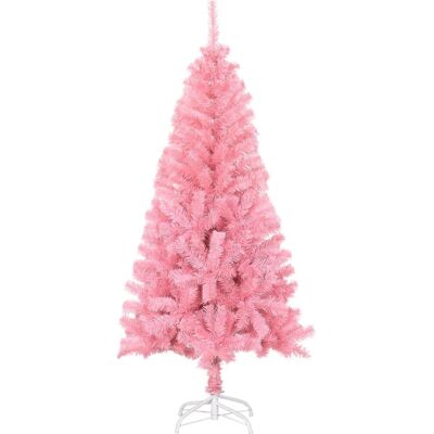 sapin de Noël artificiel rose vidaXL 150cm support PVC - Publicité sapin de Noël artificiel rose vidaXL 150cm support PVC - Publicité