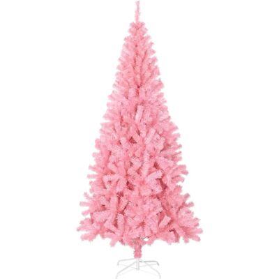 vidaXL Roze Kunstkerstboom 180cm PVC Standaard vidaXL Roze Kunstkerstboom 180cm PVC Standaard