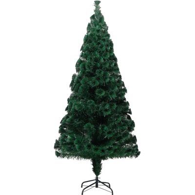 vidaXL Kunstmatige kerstboom - 210 cm, fiberoptiek, groen vidaXL Kunstmatige kerstboom - 210 cm, fiberoptiek, groen
