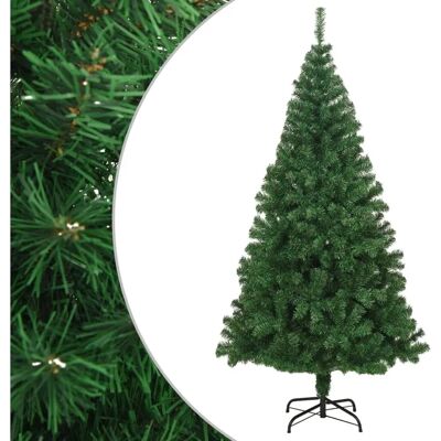 vidaXL 210 cm Grüner künstlicher Weihnachtsbaum mit dicken Zweigen PVC vidaXL 210 cm Grüner künstlicher Weihnachtsbaum mit dicken Zweigen PVC