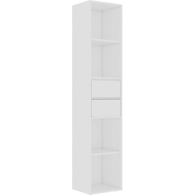 VidaXL 802867 Weiß Bücherregal - Wohnzimmermöbel VidaXL 802867 Weiß Bücherregal - Wohnzimmermöbel