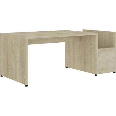 vidaXL Salontafel Sonoma Eik - 90x45x35 cm - Spaanplaat vidaXL Salontafel Sonoma Eik - 90x45x35 cm - Spaanplaat