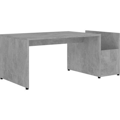 vidaXL Kahvikuppipöytä Betoni Harmaa 90x45x35 cm vidaXL Kahvikuppipöytä Betoni Harmaa 90x45x35 cm