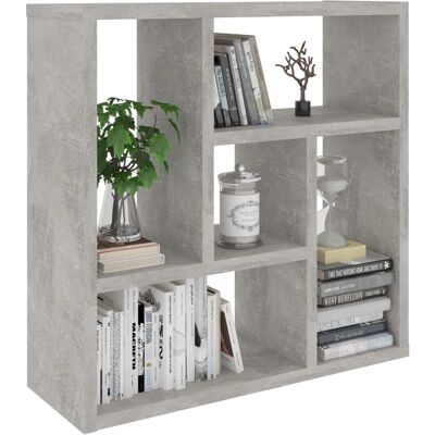 vidaXL Wandregal Beton Grau 45,1x16x45,1 cm Verbundholz - Wandregal vidaXL Wandregal Beton Grau 45,1x16x45,1 cm Verbundholz - Wandregal