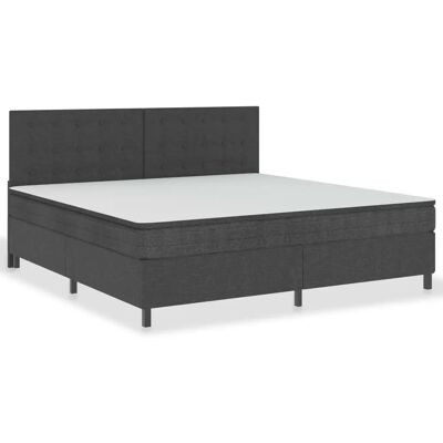 vidaXL 3054797 dunkelgraues Bett - bed vidaXL 3054797 dunkelgraues Bett - bed