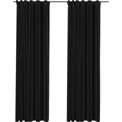 vidaXL Mørklægningsgardiner - 2 stk - 140x225 cm vidaXL Mørklægningsgardiner - 2 stk - 140x225 cm