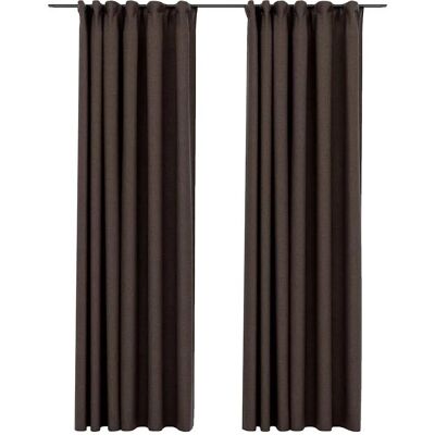 Tende Oscuranti Effetto Lino - 2 pz - Privacy & Luce Tende Oscuranti Effetto Lino - 2 pz - Privacy & Luce