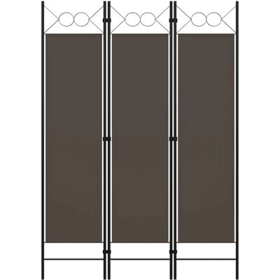 Paravent 3 panneaux vidaXL Anthracite - Paravent - Publicité Paravent 3 panneaux vidaXL Anthracite - Paravent - Publicité
