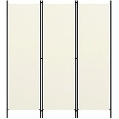 vidaXL Kolmiosainen huoneen jakaja Krem valkoinen 150cm Erotin vidaXL Kolmiosainen huoneen jakaja Krem valkoinen 150cm Erotin