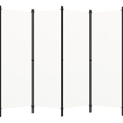 vidaXL Diviseur de Pièce 4 Panneaux Blanc Cassé - Type de Pièce - Publicité vidaXL Diviseur de Pièce 4 Panneaux Blanc Cassé - Type de Pièce - Publicité