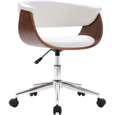 VidaXL 3054875 Moderner Weißer Drehbarer Essstuhl - Esszimmerstuhl VidaXL 3054875 Moderner Weißer Drehbarer Essstuhl - Esszimmerstuhl
