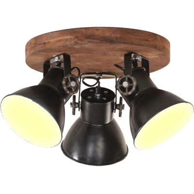 vidaXL Industrielle Deckenleuchte 25 W Schwarz - Deckenlampe vidaXL Industrielle Deckenleuchte 25 W Schwarz - Deckenlampe