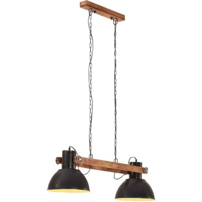 vidaXL Industrielle Hängeleuchte - Schwarz - 25 W - 109 cm - E27 vidaXL Industrielle Hängeleuchte - Schwarz - 25 W - 109 cm - E27