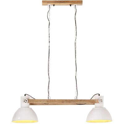 vidaXL Industrielle Hängeleuchte Weiß 25W 109cm E27 vidaXL Industrielle Hängeleuchte Weiß 25W 109cm E27
