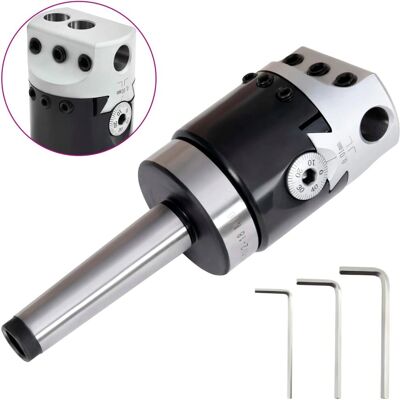 vidaXL 50 mm Boring Head with MT2 Boring Shank vidaXL 50 mm Boring Head with MT2 Boring Shank