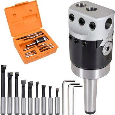 vidaXL Bohrwerkzeug-Set - 15 Teile, 50 mm Kopf, MT2 - Bohren & Fräsen vidaXL Bohrwerkzeug-Set - 15 Teile, 50 mm Kopf, MT2 - Bohren & Fräsen