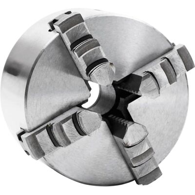 vidaXL 100mm Steel Self-Centering Lathe Chuck vidaXL 100mm Steel Self-Centering Lathe Chuck