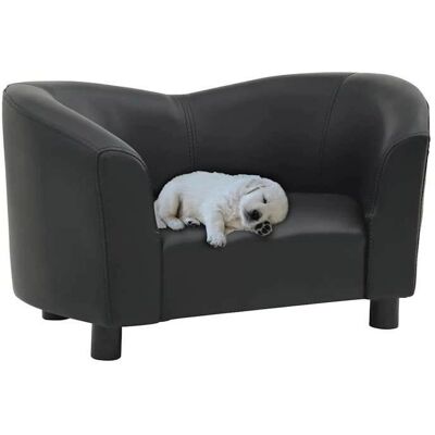 vidaXL Hundesofa Schwarz - Kleines Haustierbett vidaXL Hundesofa Schwarz - Kleines Haustierbett