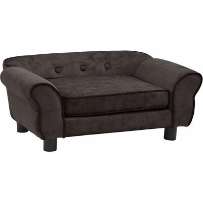 vidaXL Hundesofa Braun 72x45x30 cm Plüsch - Hundesofa vidaXL Hundesofa Braun 72x45x30 cm Plüsch - Hundesofa