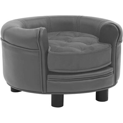 vidaXL Hundesofa Grau - Kleines Haustierbett vidaXL Hundesofa Grau - Kleines Haustierbett