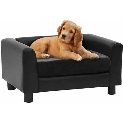 vidaXL Hundesofa - Schwarz - Für kleine Tiere geeignet vidaXL Hundesofa - Schwarz - Für kleine Tiere geeignet