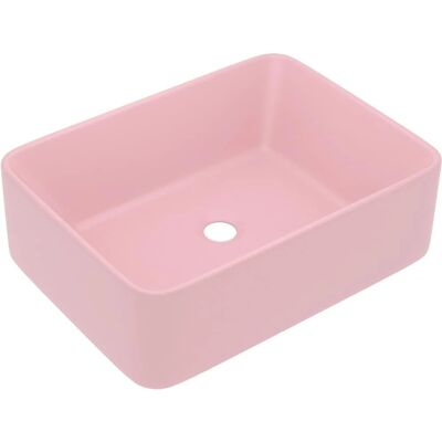 vidaXL Luksus vaskekumme mat pink - 41x30x12 cm Keramik vidaXL Luksus vaskekumme mat pink - 41x30x12 cm Keramik