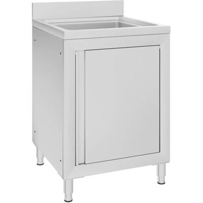 vidaXL Rustfrit stål køkken-skab - 60x60x96 cm - Opvaskebænk vidaXL Rustfrit stål køkken-skab - 60x60x96 cm - Opvaskebænk