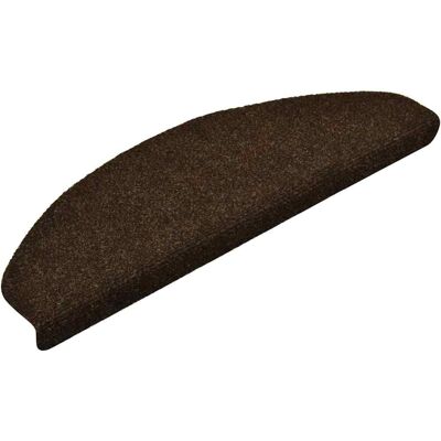 vidaXL Tappeti antiscivolo autoadesivi per scale 15 pezzi marrone 65x21x4cm - Tappeti per scale vidaXL Tappeti antiscivolo autoadesivi per scale 15 pezzi marrone 65x21x4cm - Tappeti per scale