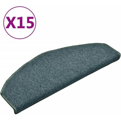 vidaXL 15x Teppichstufenläufer Dunkelgrün Wohnaccessoire Treppenstufen Schutz - Carpet Stair Treads vidaXL 15x Teppichstufenläufer Dunkelgrün Wohnaccessoire Treppenstufen Schutz - Carpet Stair Treads