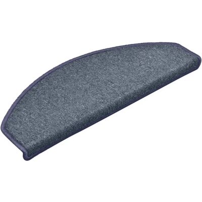 vidaXL 15x Teppich-Treppenstufen Dunkelgrau und Blau - Treppenschutzmatte vidaXL 15x Teppich-Treppenstufen Dunkelgrau und Blau - Treppenschutzmatte