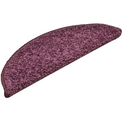 vidaXL Donkerpaarse Trapmatten - Rutschvast, Wasbaar, 15 stuks vidaXL Donkerpaarse Trapmatten - Rutschvast, Wasbaar, 15 stuks