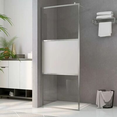 Parete doccia walk-in con vetro ESG satinato semi - 90x195 cm Parete doccia walk-in con vetro ESG satinato semi - 90x195 cm