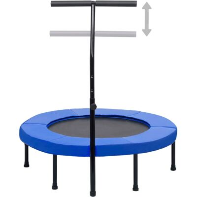 vidaXL Fitness Trampolin mit Griff und Sicherheitskissen 102 cm - Trampolin vidaXL Fitness Trampolin mit Griff und Sicherheitskissen 102 cm - Trampolin