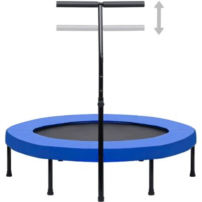 vidaXL Fitness Trampolin mit Griff und Sicherheitskissen - Fitness Trampolin vidaXL Fitness Trampolin mit Griff und Sicherheitskissen - Fitness Trampolin