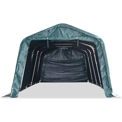 vidaXL Weidetent PVC 550 g/m² 3,3×8 m Dunkelgrün - Tierzelt vidaXL Weidetent PVC 550 g/m² 3,3×8 m Dunkelgrün - Tierzelt