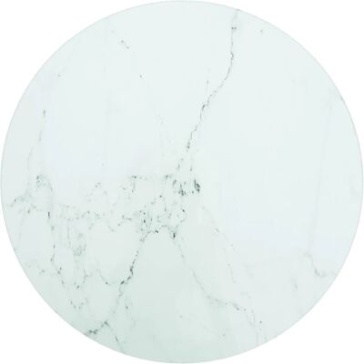 vidaXL 322245 Weiß Temperiertes Glas Tischplatte - Tischart vidaXL 322245 Weiß Temperiertes Glas Tischplatte - Tischart