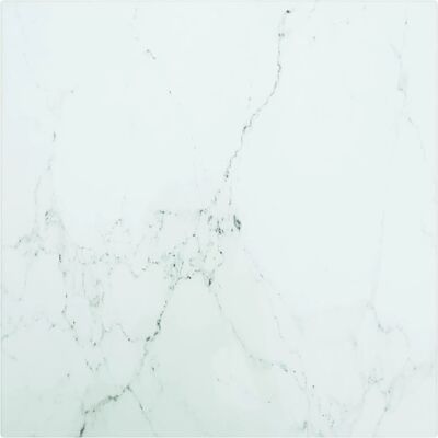 vidaXL 30x30 cm Weißer Temperet Glassplatte - Tischplatte vidaXL 30x30 cm Weißer Temperet Glassplatte - Tischplatte
