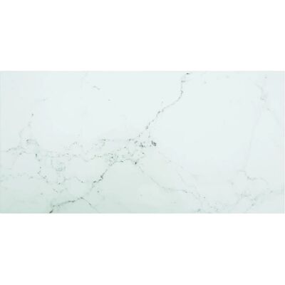 vidaXL Weiße 100x50 cm Temperiertes Glas Tischplatte - Tisch vidaXL Weiße 100x50 cm Temperiertes Glas Tischplatte - Tisch