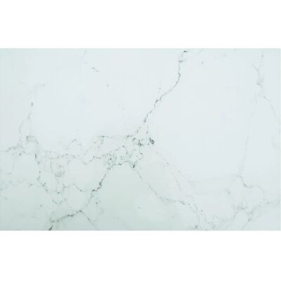 vidaXL 322259 Weiße Marmor Glasplatte - Tischplatte vidaXL 322259 Weiße Marmor Glasplatte - Tischplatte
