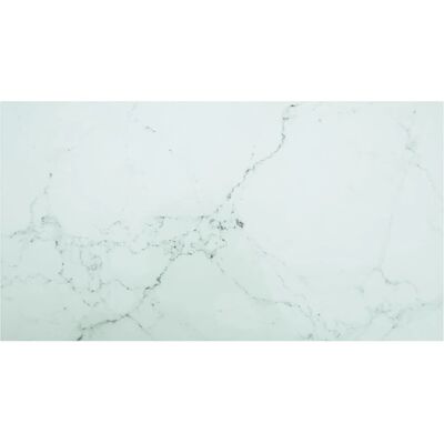 vidaXL Hvid herdet glasplade - Bordplade vidaXL Hvid herdet glasplade - Bordplade