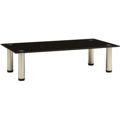 vidaXL Zwart 60x35x17 cm TV-meubel van gehard glas - TV Type vidaXL Zwart 60x35x17 cm TV-meubel van gehard glas - TV Type