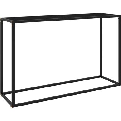 vidaXL Konsolentisch Schwarz - Moderner Gehärtetes Glas 120x35x75 cm vidaXL Konsolentisch Schwarz - Moderner Gehärtetes Glas 120x35x75 cm