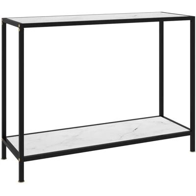 vidaXL Nova Table Console - Verre Trempé - 100x35x75 cm - Table d'Appoint - Publicité vidaXL Nova Table Console - Verre Trempé - 100x35x75 cm - Table d'Appoint - Publicité